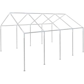 Durable Steel Frame for 26.2' x 13.1' Marquee for Outdoor Events, Easy Assembly, Silver