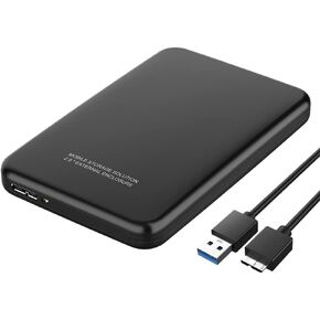 USB3.0 External Hard Disk 500GB 1TB 2TB Storage Device Drive 7200rpm Drive Mobile Hard Disk HDD 2.5" (Color : Black, Size : 1TB)