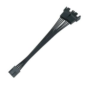 13.5cm PWM Fan Splitter Cable Professional Tinned Copper 1 to 2 4 Pin PWM Fan Extension Cable PC Fan Power Cable