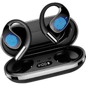 AI Translation Earbuds Real Time,144 Language Translator Earbuds for iPhone & Android, Translation Headphones 3 in 1 Calls/Music/Translator, Bluetooth 5.4, Waterproof, Black.