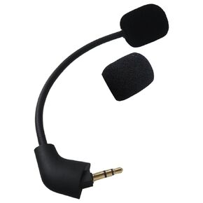 Game Mic with Foam Cover with 3.5mm Jack Fit for Hyperx Cloud, Cloud 2, Cloud Core,Cloud X, Replacement Microphone Soft Boom, Noise Reducing, Crystal Sound by YTXXDEUS