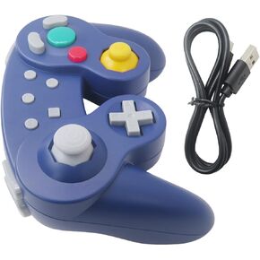 2025 Wireless Game-cube Controller for Nintendo Switch,Wireless Switch Pro Controller for Nintendo Switch/PC/Steam,One-Button Wake Up,6-Axis Gyro Motion,Turbo & Auto Turbo-Black