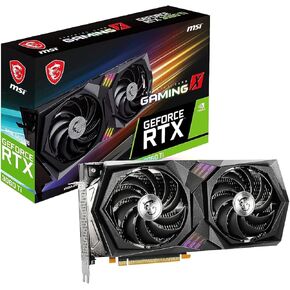 MSI Gaming GeForce RTX 3060 Ti LHR 8GB GDRR6 256-Bit HDMI/DP Nvlink Torx Fan 4 RGB Ampere Architecture OC Graphics Card (RTX 3060 Ti Gaming X 8G LHR) (Renewed)