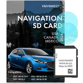 New Updated Navigation SD Card Map USA/CA/MEX Fit for only 2024 CX-30,2024-2025 CX-90/CX5