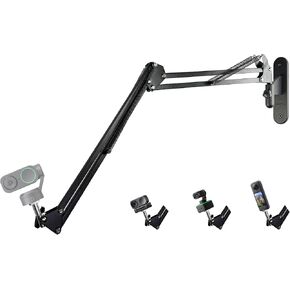 حامل حامل WebCAM CORCAM CORCAM متوافق مع Insta360 Link 2 / Link 2C / Link PTZ 4K CAMS و X4 X3 X2 ACTION CAMERAS