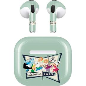 Skinit Decal Audio Skin Compatible with Apple AirPods (3rd Gen, 2021) - Officially Licensed Warner Bros Party Like Its 2099 Design