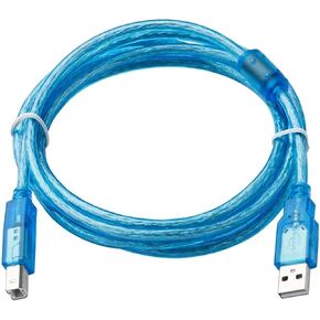 PLC Cable for USB Printer Cable Square Port USB 2.0 Cable CP1H Series CPU 2M Length