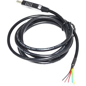 FT232RL USB to UART TTL 3.3V 5V 6 CORE 6PIN WE Wire END Open Cable Compatible with TTL-232R-3V3-WE VCC GND TXD RXD CTS RTS(3metres,TTL 5V)