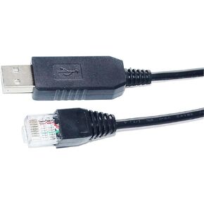 Industrial FT232RL CHIP USB to RJ12 6P6C RJ45 8P8C RS485 Converter Serial Communication Cable for EMH1 WALLBOX to PC(8M,USB to RJ45 8P8C)