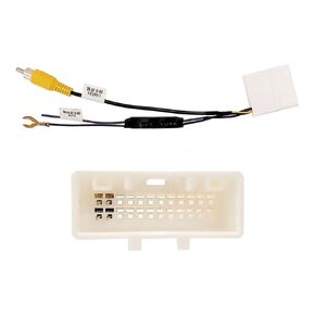 24Pin Retain OEM Fatory Car Parking Reverse Backup Rearview Camera Video Cable Converter Adapter Plug for Toyota Selected Car Models