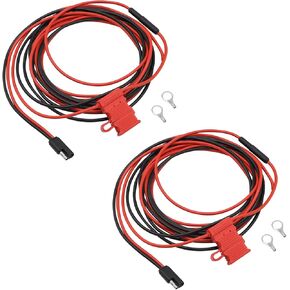 2-Pack HKN4137A HKN4137 DC Power Cable for Motorola CDM750 CM200 CM300 PM400 GM388 GM3188 GM950 GM3688 CM300 CDM1250 XPR4550 Radi HKN9402 HKN4137AR