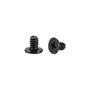 #us 100pcs M2 x 4mm الكمبيوتر المحمول مسامير الكمبيوتر برغي رأس الأسود