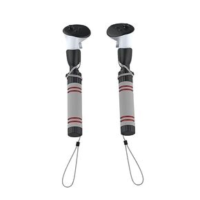 Handle Attachments Compatible with Meta Quest 3, 3-in-1 Beat Saber Handles VR Game Gorilla Tag Extension Grips,Golf Club Attachment for Quest 3