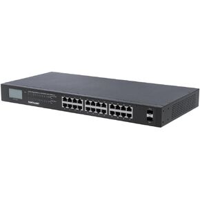 Intellinet Network Solutions 24-Port PoE+ Switch with 2 SFP Ports - 561242