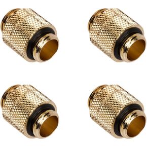 Barrow G1/4" Male To Male Extender Fitting, Rotary, Gold, 4-pack