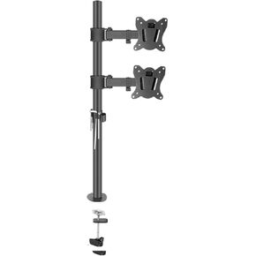 400mm DL-T901-240 Desktop Stand Full Motion 360 Degree Steel Monitor Holder 10"-27" Clamp Base Monitor Mount Arm Load 15kg(Separate arm clamp)