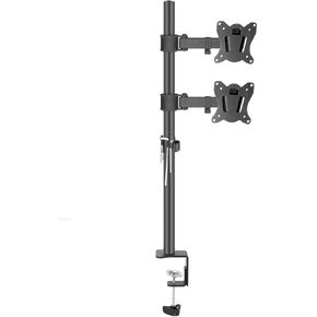 400mm DL-T901-240 Desktop Stand Full Motion 360 Degree Steel Monitor Holder 10"-27" Clamp Base Monitor Mount Arm Load 15kg(Separate arm clamp)