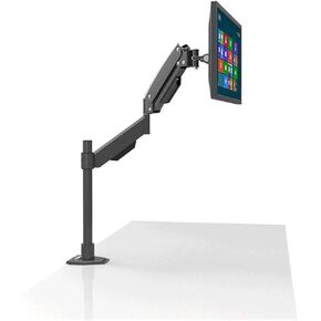 ارتفاع ثقيل قابلة للتعديل غاز ربيع الربيع حامل الذراع الطويلة Sit Stand محطة العمل الدعم Mount Max.loading 10kg