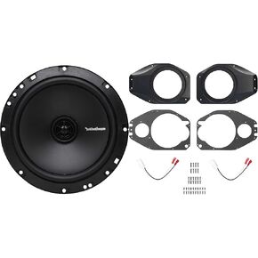 Rockford R1675X2 6.75" Full Range Coaxial with JP-1015 Soundbar Speaker kit - Compatible with Wrangler JL 2018-UP, Gladiator 2020-UP