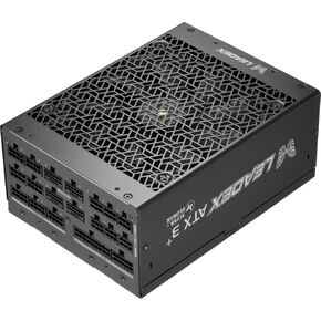 Leadex Titanium 2800W ATX 3.1, Cybenetics Titanium, 10 Years Warranty, Native 12V-2x6, ECO Fanless & Silent Mode, Full Modular, Dual Ball Bearing Fan, 200-240Vac only