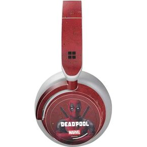 Skinit Skinit Audio Audio Contio متوافق مع سماعات الرأس السطحية - Marvel Deadpool Deadpool Design