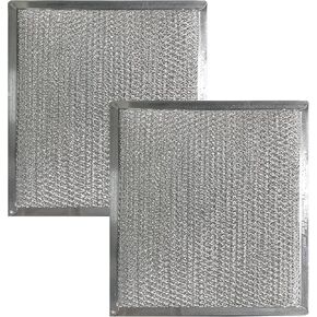 Air Filter Factory Replacement For WP4341977 Whirlpool 8.75 x 10.5 x 0.9 Inches Range Hood Filter Aluminum Mesh Grease 12-Layer Vent Hood Filter 2-Pack