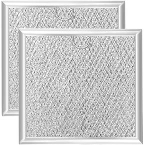 6.81" x 6.34" Microwave Grease Filter, Oven Replacement for WB02X11534, DE63-00666A, Aluminum Mesh Grease Multi-layer Vent Filter 2-Pack