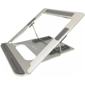 Aluminium Laptop Stand 7 Levels Adjustable Desktop Laptop Holder, Foldable Portable Ventilated Notebook Riser Mount for MacBook Air/PRO, Dell, XPS, HP, Lenovo Computer/Tablet