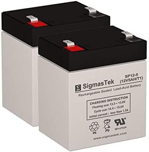 SigmasTek SP12-5 Battery - 12 Volt 5 AH F1 Terminal in Kuwait