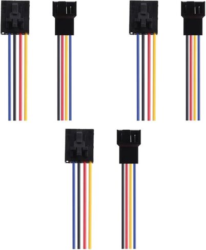 1-5Pcs 5Pin to 4Pin Cooling Fan Connector Adapter Converter Extension Cable Wire for de*/ll Styles 5 Pin Latch Styles PC(2PCS) in Kuwait