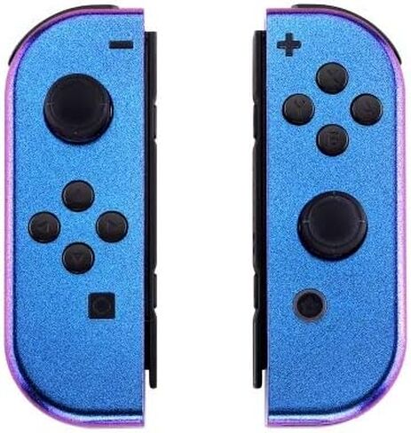 MODDEDZONE Controller compatible with Custom Joy-Con's Soft Touch Finish Unique Design… (Multiple Designs Available) (Brushed Silver) in Saudi Arabia