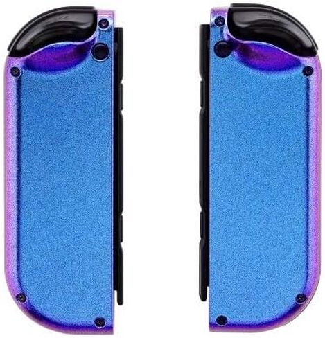 MODDEDZONE Controller compatible with Custom Joy-Con's Soft Touch Finish Unique Design… (Multiple Designs Available) (Brushed Silver) in Saudi Arabia