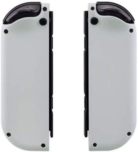 MODDEDZONE Controller compatible with Custom Joy-Con's Soft Touch Finish Unique Design… (Multiple Designs Available) (Brushed Silver) in Saudi Arabia