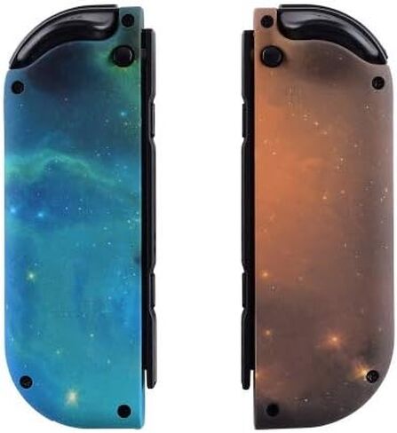 MODDEDZONE Controller compatible with Custom Joy-Con's Soft Touch Finish Unique Design… (Multiple Designs Available) (Brushed Silver) in Saudi Arabia