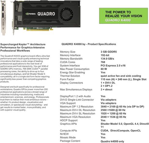 Quadro NVS 310 Dual displayports, with Two DP to HDMI adapters, and Half and Full Size Brackets for Either SFF or Regular Full Size Computer(1 Year Warranty) in Saudi Arabia