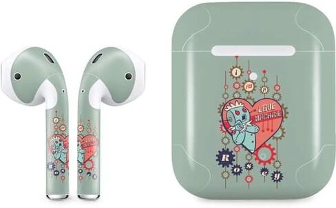 Skinit Skinit Audio Audio Skin متوافق مع Apple Airpods 2 - مرخص رسميًا لتصميم آلة حب Jetsons in Kuwait