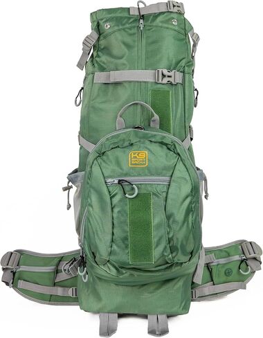 K9 Sport Sack | Kolossus Dog Carrier Backpack for Small and Medium Pets | Front Facing Adjustable Dog Backpack Carrier | Fully Ventilated | Veterinarian Approved (XX-Large, Kolossus - Green) in Kuwait