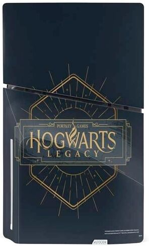 Skinit Decal Gaming Skin Compatible with PS5 Slim Disk Bundle - Officially Licensed Wizarding Worlds Hogwarts Legacy Character Art Design in Saudi Arabia
