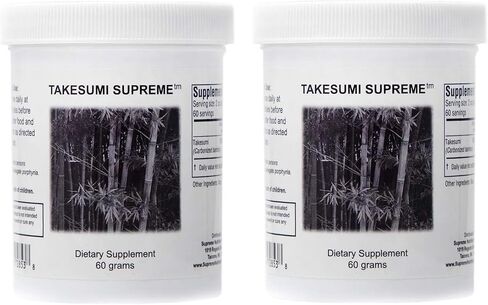 Supreme Nutrition Takesumi Supreme, Pure 60 Grams Activated Bamboo Charcoal Powder | Two Pack in Kuwait