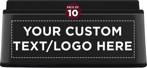 Promos خصم Custom Light Logo Logo Stands مجموعة من 10 ، حزمة كبيرة مخصصة - ملحق للهاتف الذكي الأساسي ، مثالي للمكتب والمنزل - الأسود in Saudi Arabia