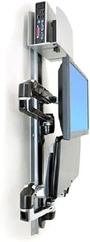 Ergotron – LX Wall Mount System – Medium CPU Holder, Polished Aluminum in Saudi Arabia