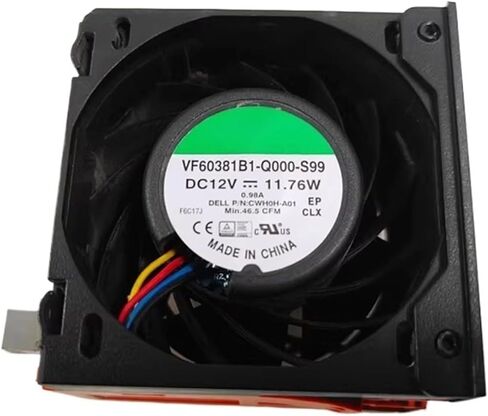 0KVN8J for R720 R730 R730XD Cooling Fan 6CM Cooler Fan Heatsink CN-0KVN8J KVN8J(0.98A No.2 Fan) in Saudi Arabia