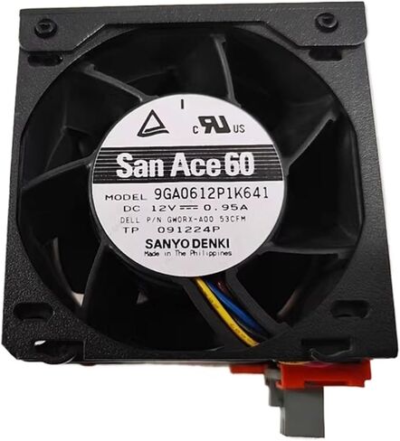 0KVN8J for R720 R730 R730XD Cooling Fan 6CM Cooler Fan Heatsink CN-0KVN8J KVN8J(0.98A No.2 Fan) in Saudi Arabia