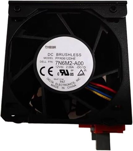 0KVN8J for R720 R730 R730XD Cooling Fan 6CM Cooler Fan Heatsink CN-0KVN8J KVN8J(0.98A No.2 Fan) in Saudi Arabia