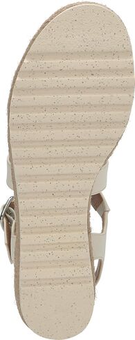 Lucky Brand Women's TRIANNA Wedge Sandal, Pristine, 6.5 in Saudi Arabia