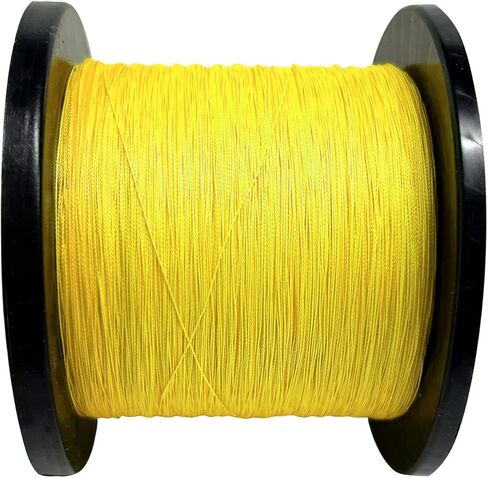 Braided Fishing Line 4 Strand Abrasion Resistant Braided Line 109/218/328Yards Test for Salt-Water, 10-100 LB, Cost-Effective, Zero Stretch, Smaller Diameter for Extra Visibility, Variety Colors in Saudi Arabia