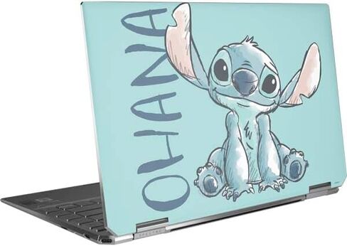 Skinit Decal Laptop Skin Compatible with Spectre x360 Convertible Model 13t-aw000 - Officially Licensed Disney Lilo and Stitch Pattern Design in Saudi Arabia