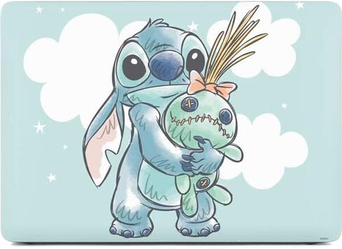 Skinit Decal Laptop Skin Compatible with MacBook Pro 16in (2019-20) - Officially Licensed Disney Lilo and Stitch Stitch and Scrump Design in Saudi Arabia