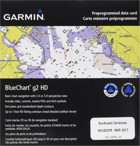 BlueChart g2 Southwest Caribbean - microSD/SD card in Saudi Arabia