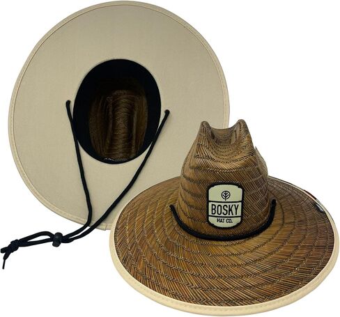 Bosky Hat Co. Sun Shade Straw Hats | نهر شاطئ الصيد | UPF 50 in Kuwait